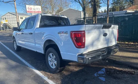 2022 Ford F150 Supercrew из США, поврежденный, VIN 1FTFW1E50NKE08951